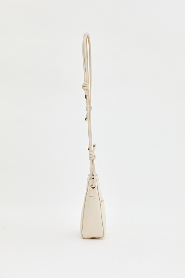 Çapraz Askılı Mini Çanta Bej - 3