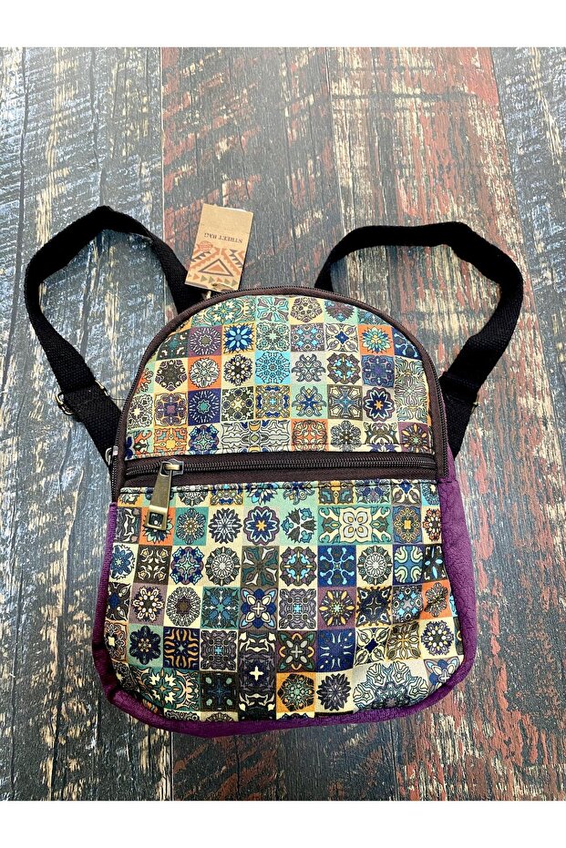 Salina Bag Ethnic Authentic Patterned Small Backpack Travel Daily Use Bag Waterproof