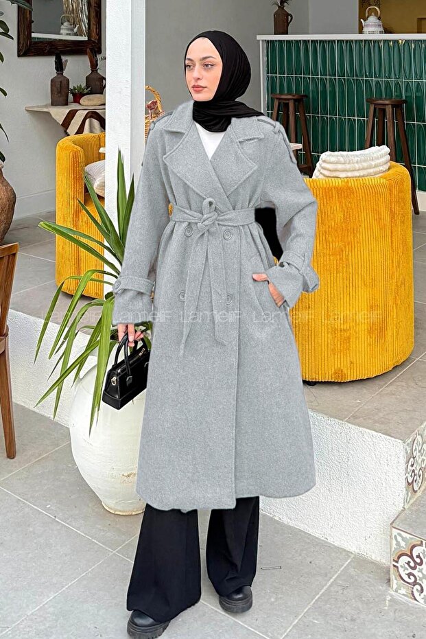 Oversize Kaban Gri - 1