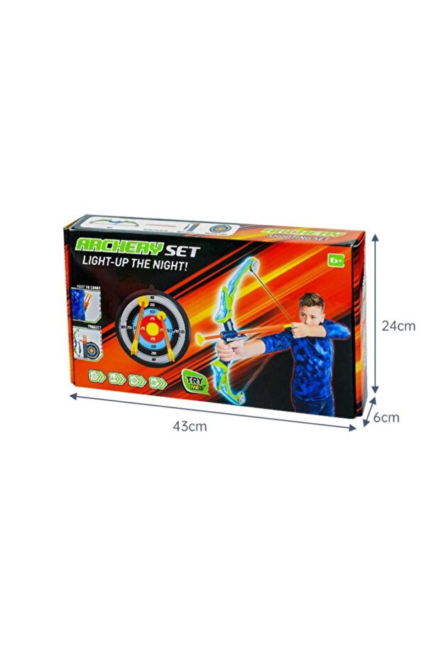 Bow set with lights and 10 arrows - 8