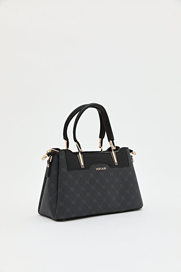 Monogram Tote Çanta Siyah - 2
