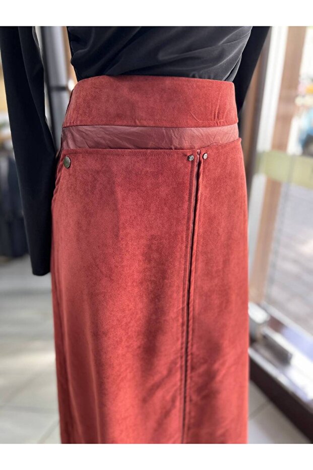Kadife Kiremit Etek - 5