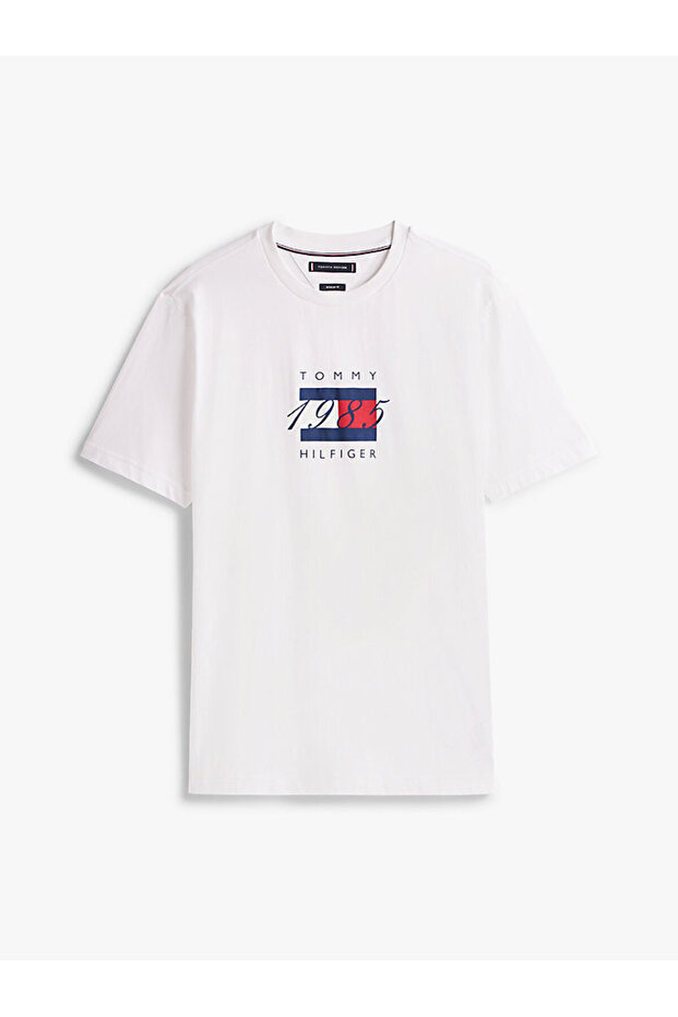 Erkek Linear Flag Graphic T-shirt - 5