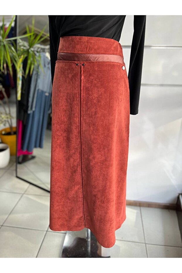 Kadife Kiremit Etek - 4