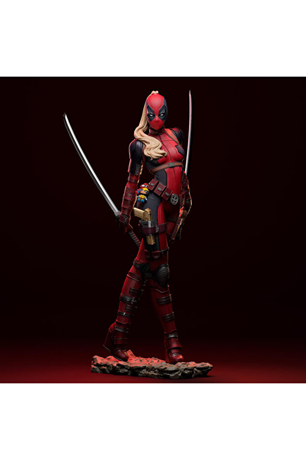 Deadpool 3D Figür Lady Deadpool 3D - 1