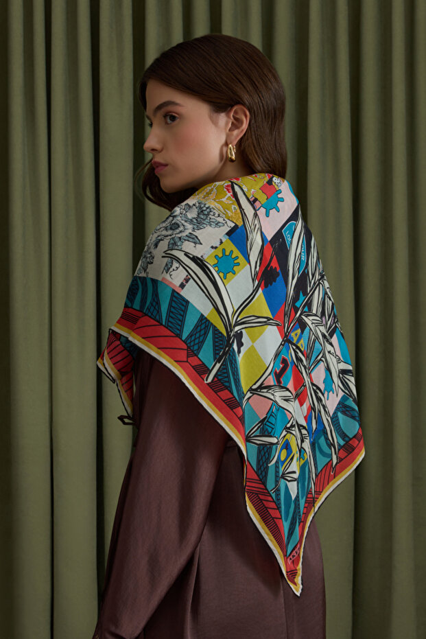 Saten Dökümlü Bluz - 4