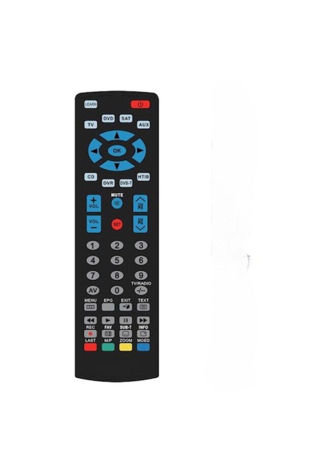 Universal remote control, controls up to 8 devices simultaneously, black - 1