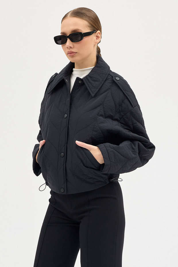 Regular Fit Lined Patterned Fully Padded Coat # 0254 - 4