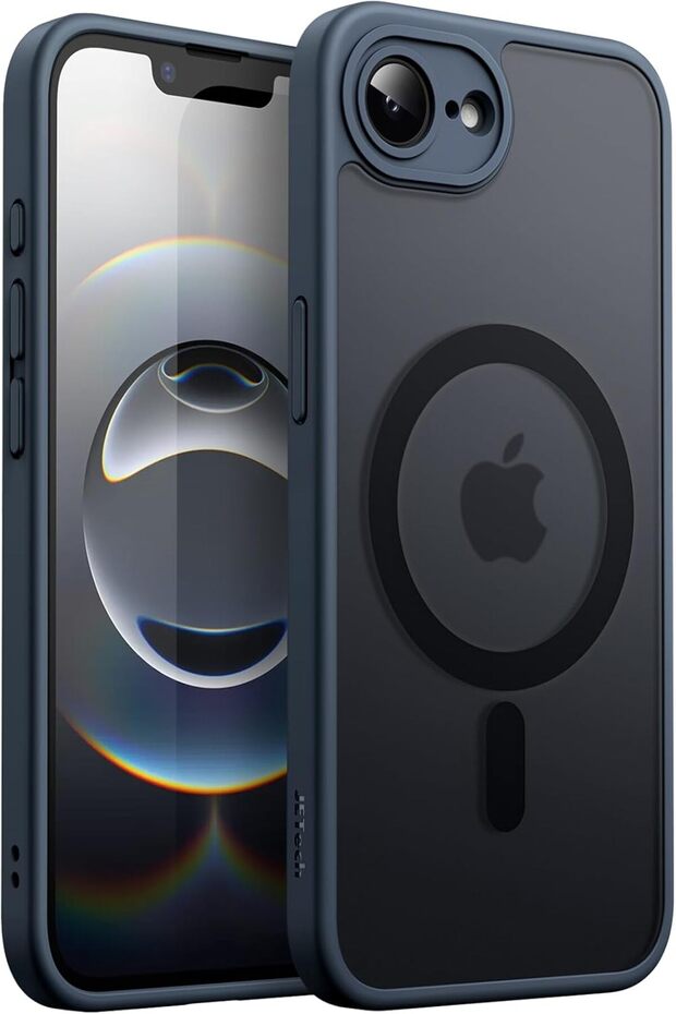 Magnetic Case for iPhone 16e 6.1-Inch (2025) - Storm Blue