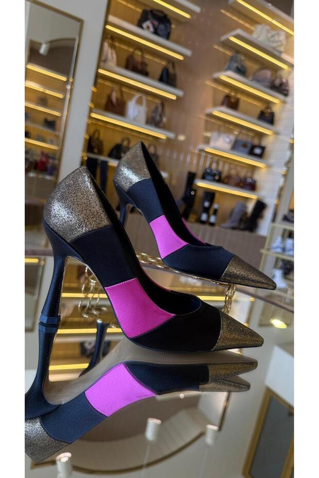 Imported women's three-color stiletto