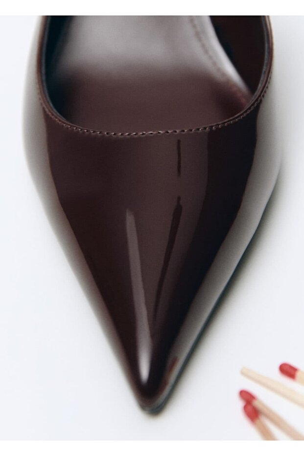 Topuklu rugan ayakkabı - 5