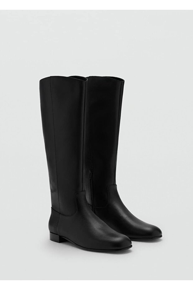 Fermuarlı deri bot - 1