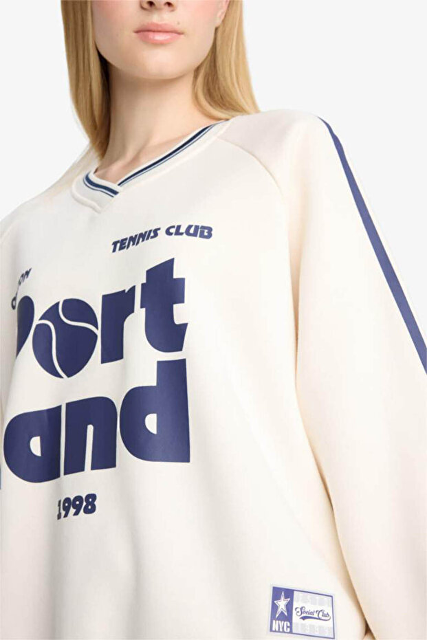 Ekru Kadın Sweatshirt E8794AX/ER103 - 4