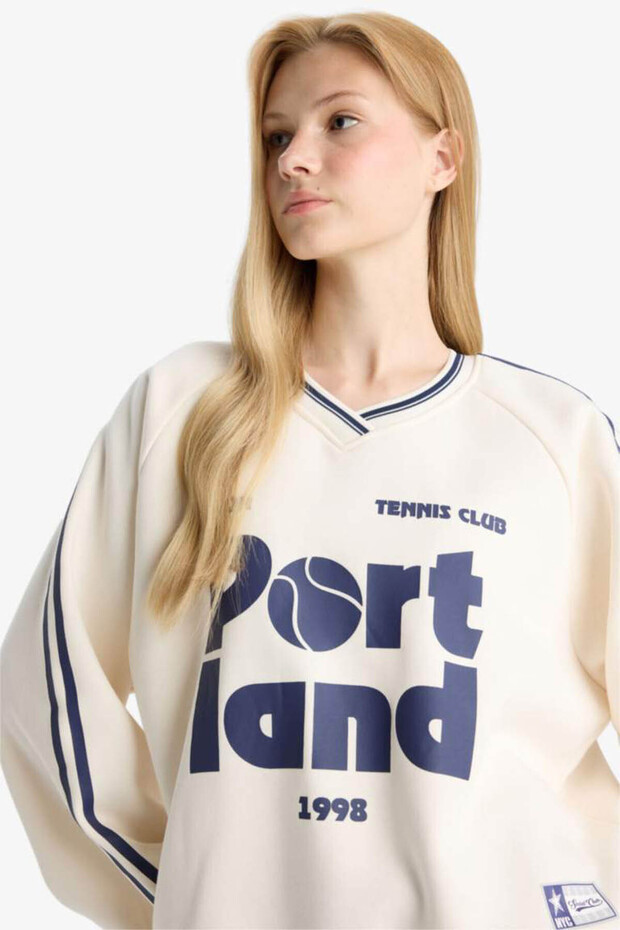 Ekru Kadın Sweatshirt E8794AX/ER103 - 3