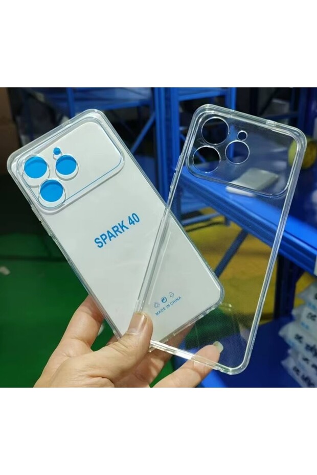 غطاء خلفي من السيليكون لحماية الكاميرا لهاتف TECNO Spark 40 - 1