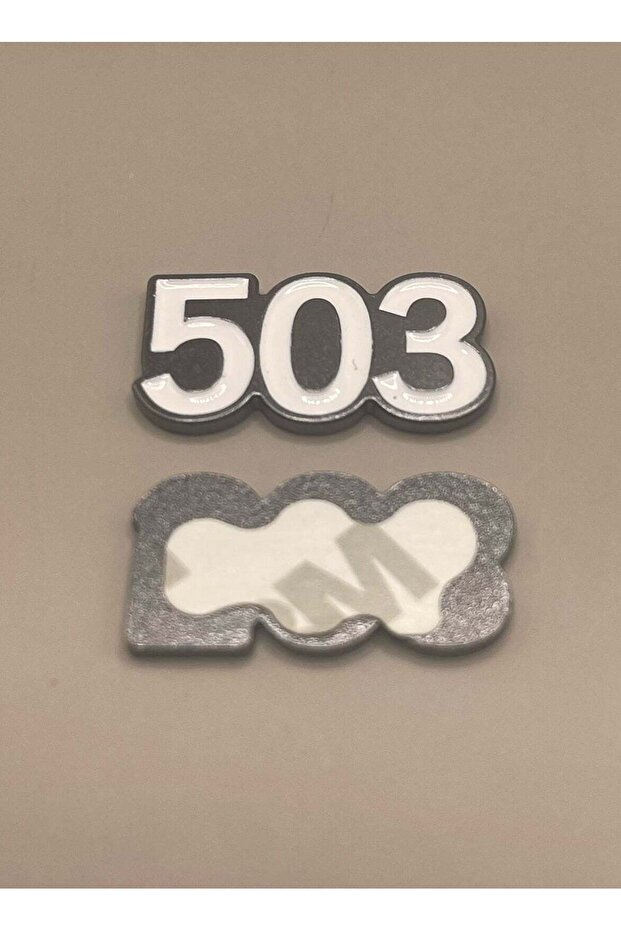 Metal Sticker Code 503 - 1