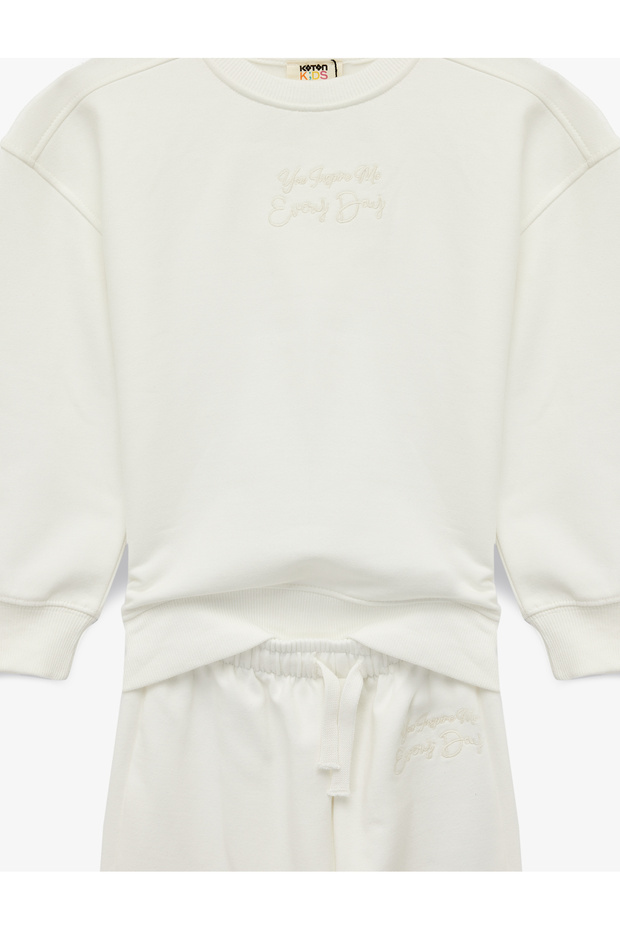 2-Piece Basic Fleece-Lined Tracksuit Set - 3