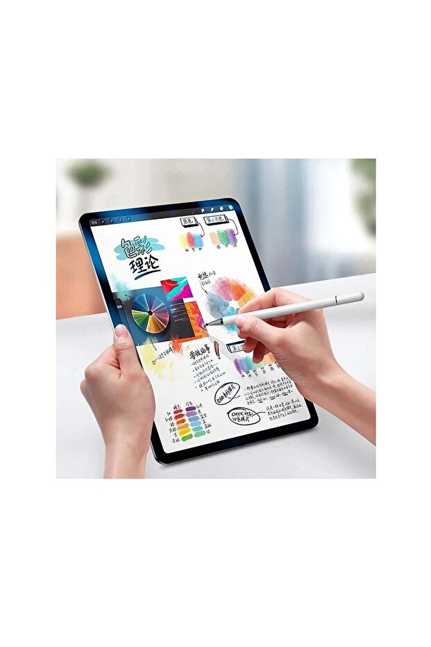2 in 1 Stylus Pen with Ballpoint, Universal Passive Stylus ST04