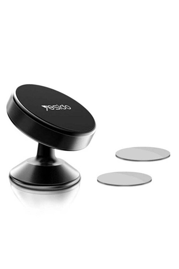 C56 Car Magnetic Suction Phone Holder (Black) - Sturdy, Versatile Mount for Safe Driving