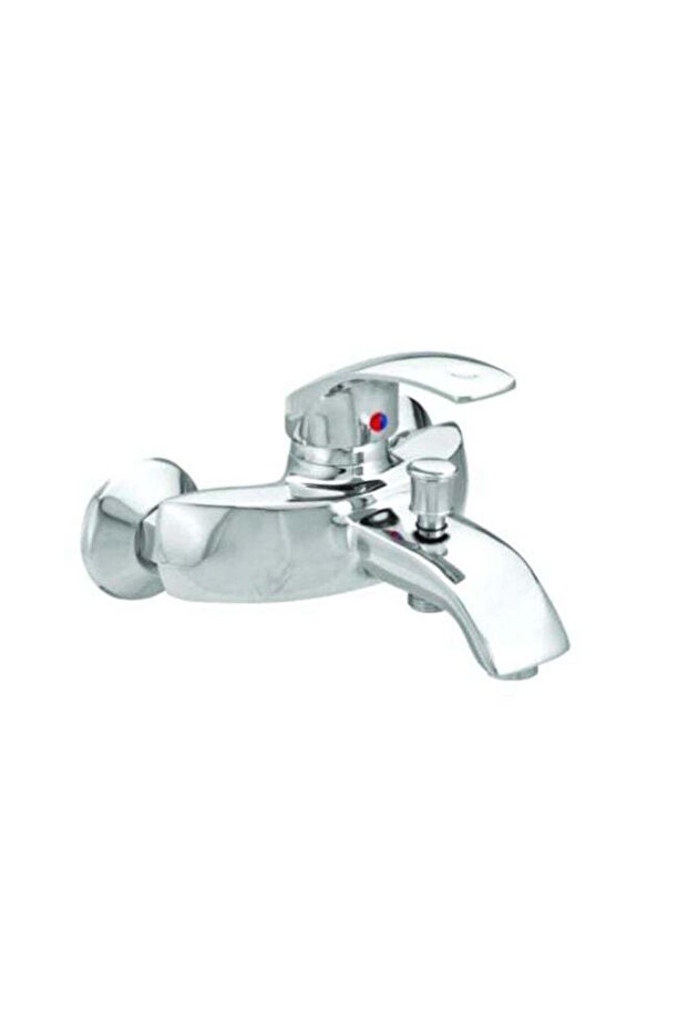 Single Lever Bath and Shower Mixer Silver