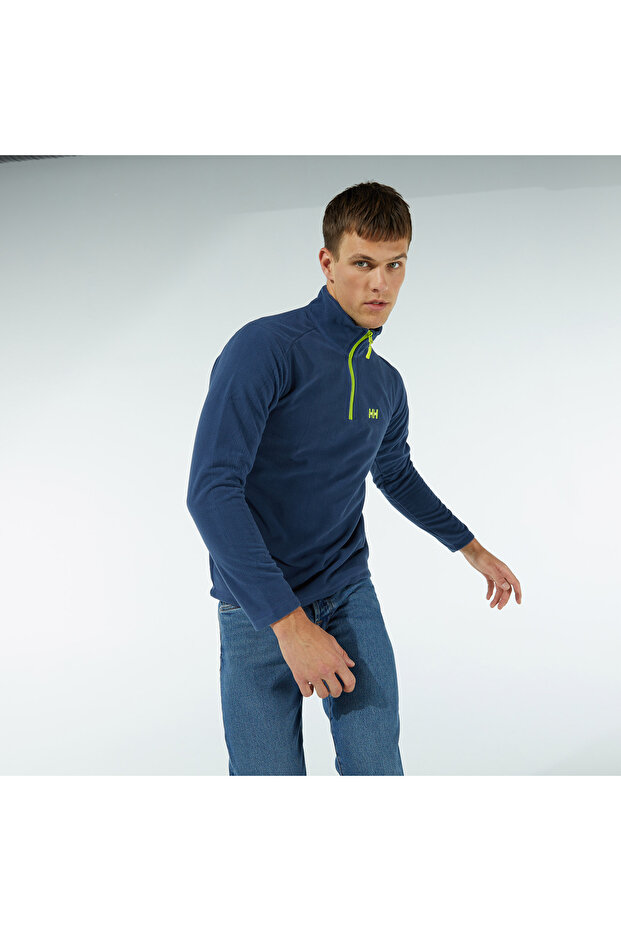 Mount Erkek Mavi Polar Sweatshirt - 1