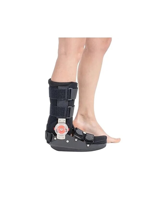 جهاز ROM WALKWER (قصير) لعلاج تقويم عظام الكاحل والقدم مع إمكانية تعديل درجة الانحناء