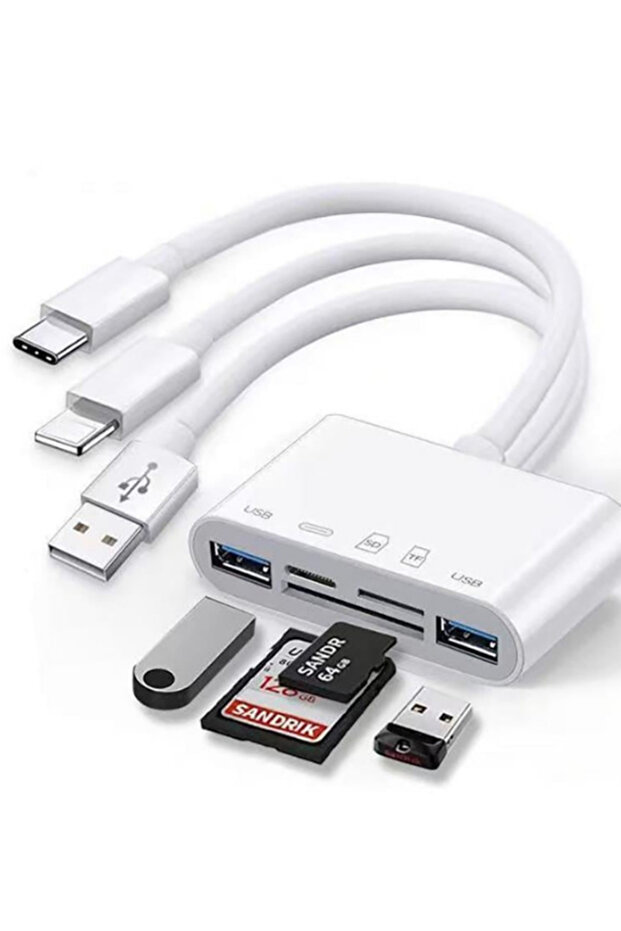 ZR459 NK1032 TYPE-C LİGHTNİNG USB COMBO - 4