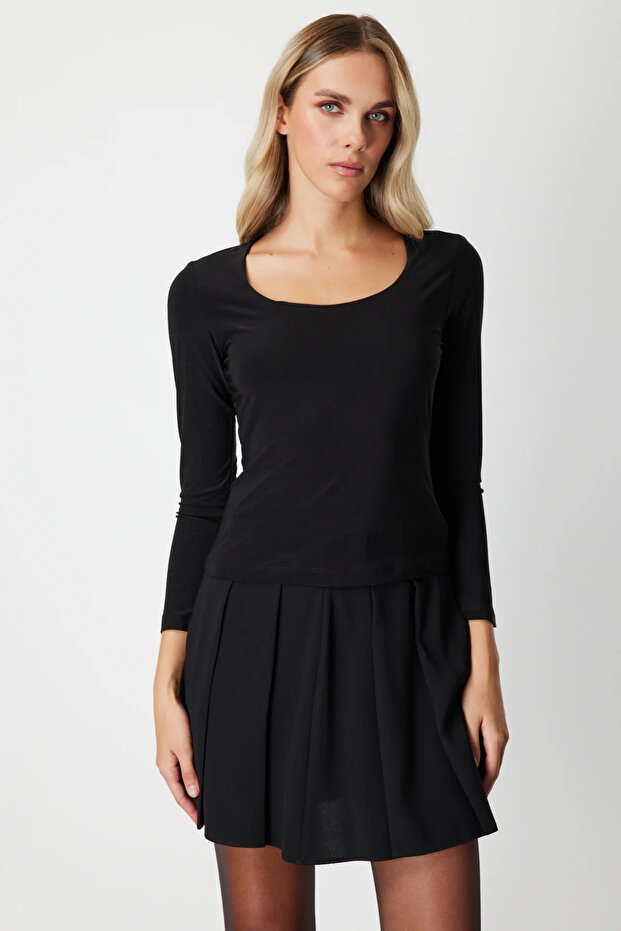 U Yaka Basic Bluz 61386 - 3