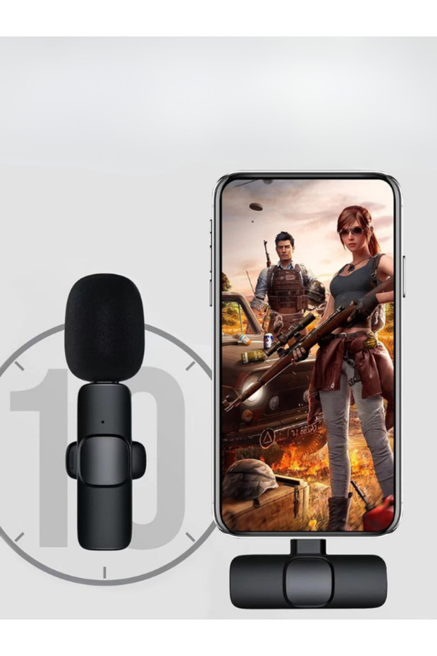 Type-c Ikili Kablosuz Mikrofon - 4