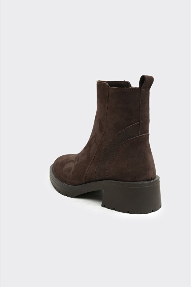 Hakiki Deri Comfort Taban Kadın Bot - 3