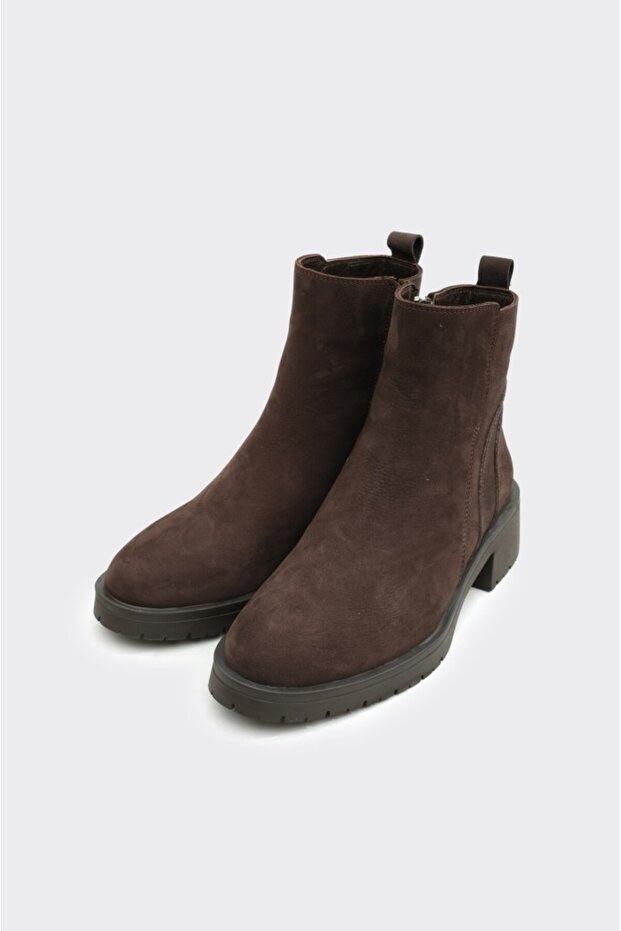 Hakiki Deri Comfort Taban Kadın Bot - 2