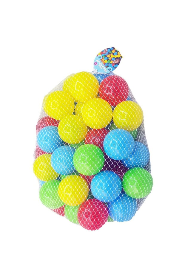 Multicolored balls set 50 pcs - 7cm - 1