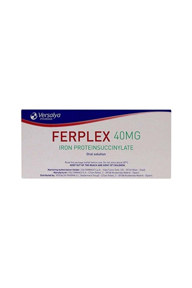 Ferplex 40mg Iron Proteinsuccinylate 10 Vials