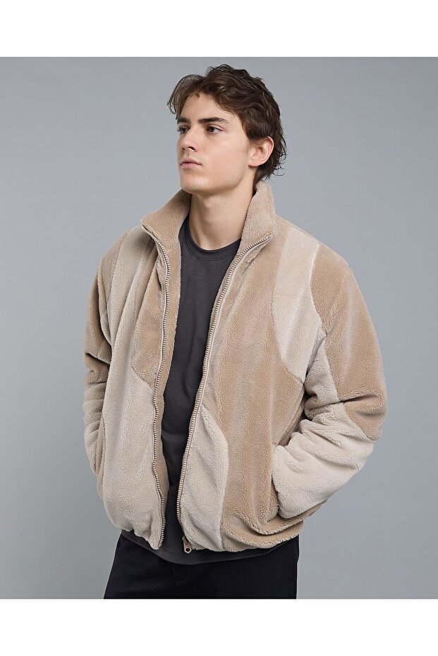 سترة شيربا مع إغلاق بأزرار - 4