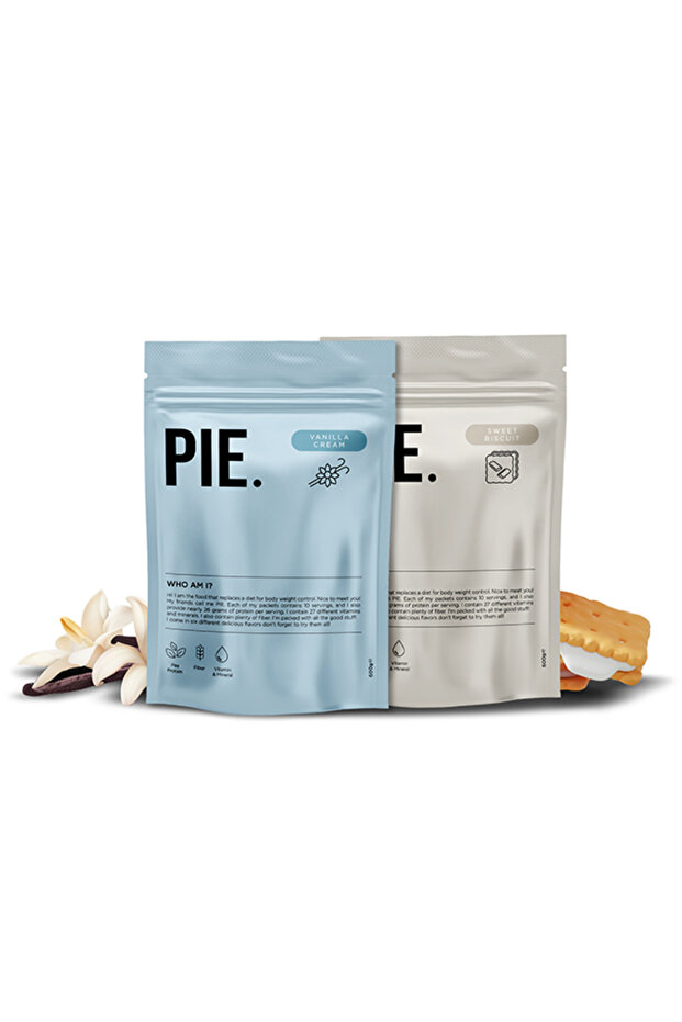 PIE. Proteinli Öğün Tozu ,Vanilya ve Bisküvü Aromalı /20 Öğün