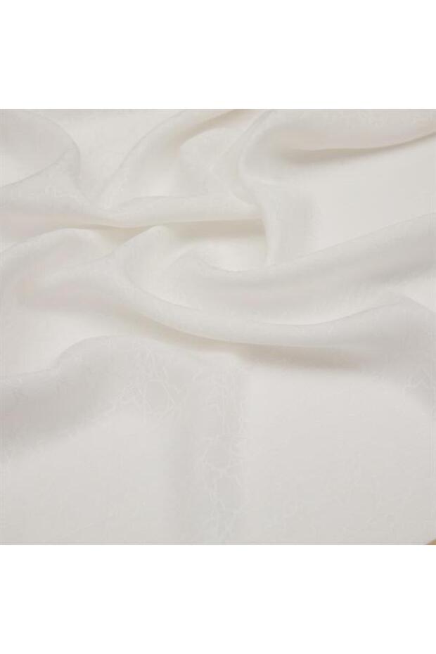 İpekevi Monogram Şal - Krem - 3