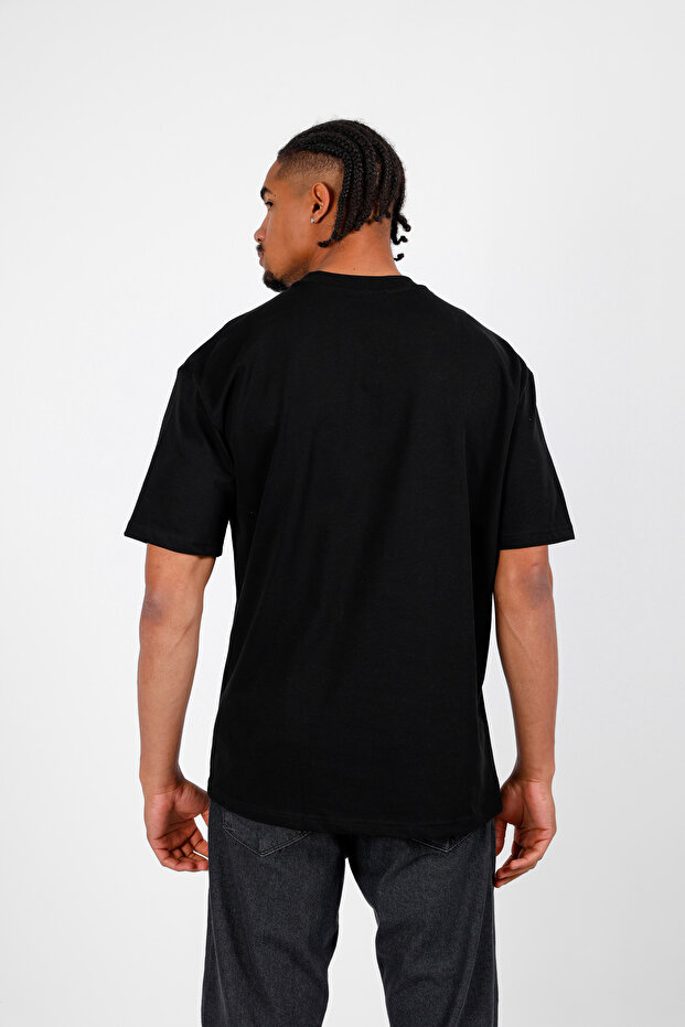 Basic Premium Kumaş Oversize T-Shirt - 2