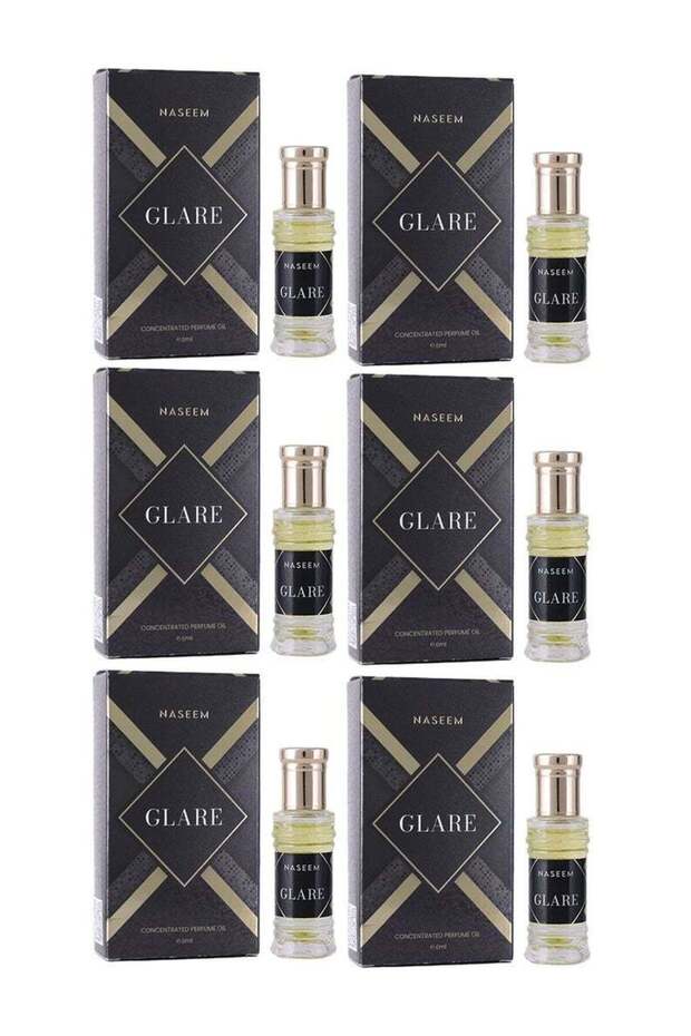 Glare Perfume Oil Roll-On for Men & Women - 6ml (Pack of 6)