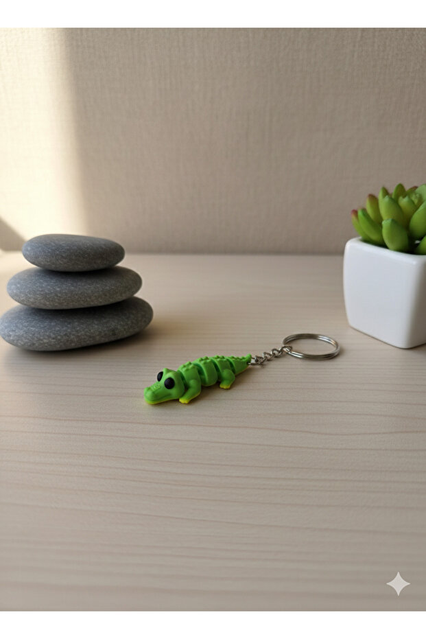 Animated Crocodile Keychain - 1