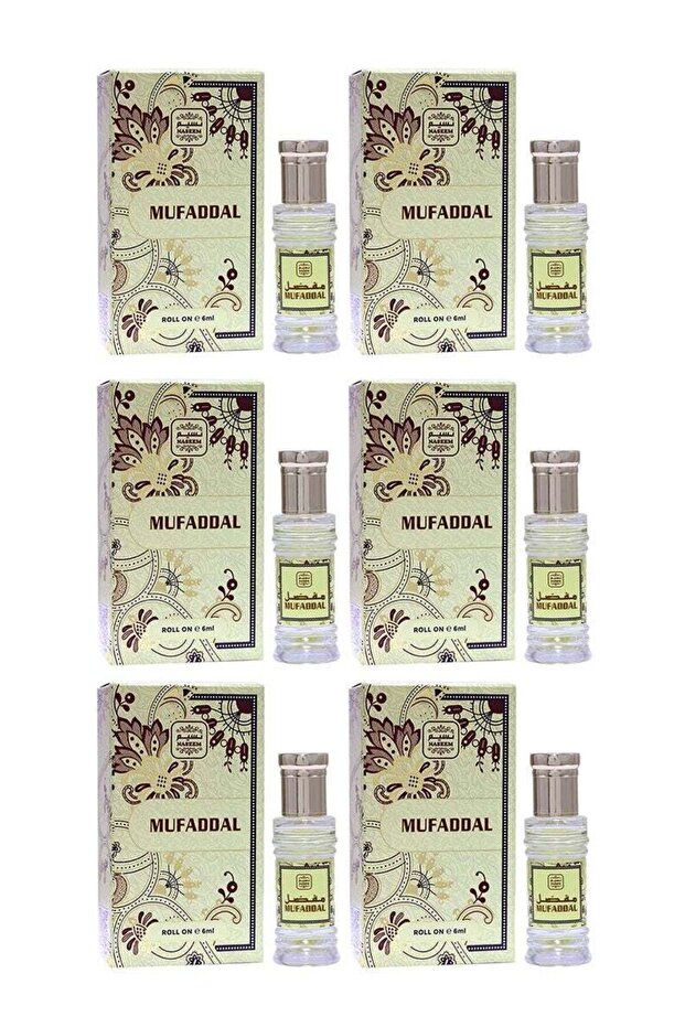 Mufaddal Perfume Oil Roll-On for Men & Women - 6ml (Pack of 6)