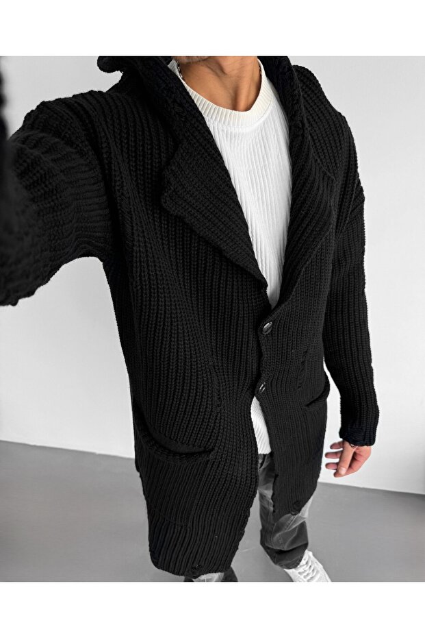 Uzun Örme Hırka - 2