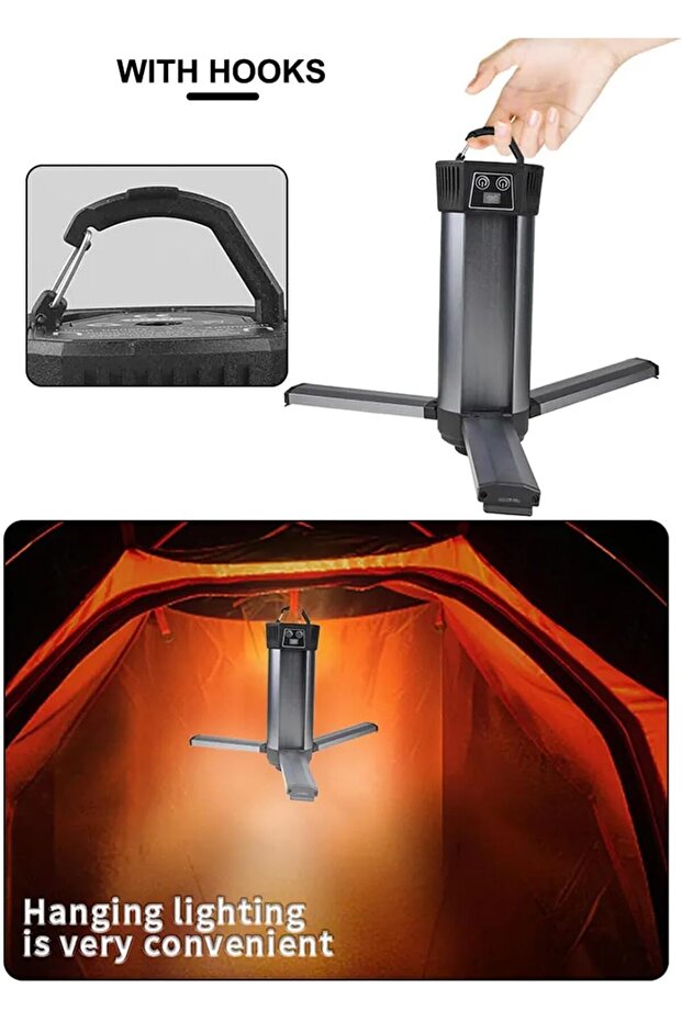 Portable LED Camping & Work Light with Stand - 5