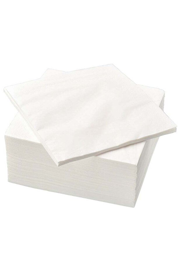 Paper Napkin, White, 40x40 cm, Pack of 100