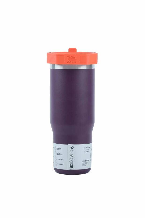 Classic IceFlow™ Flip Straw Tumbler Plum Eu Pipetli Termos | 0.89L / 30Oz Mor 10-09993-538 - 2