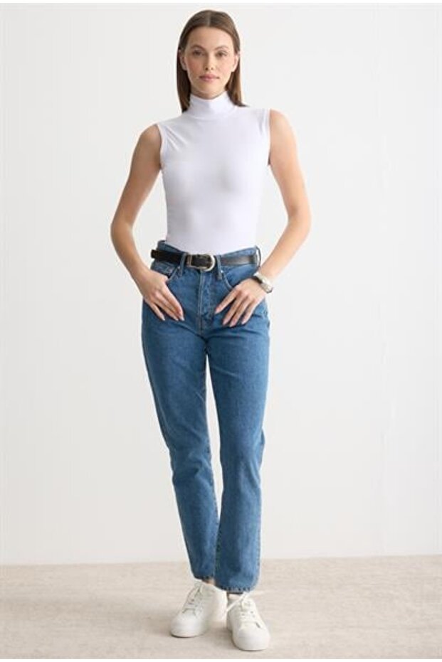 Top Viscose cu Mâneci Zero Tip Peșter Half - 5