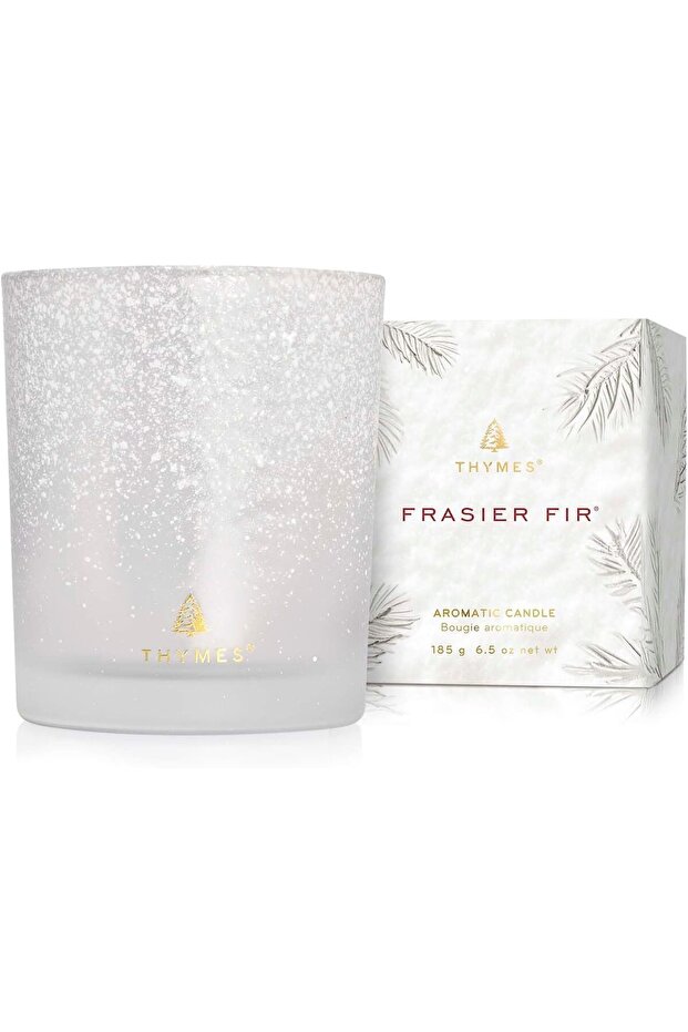 Frasier Fir Flocked Poured Candle (6.5 oz)