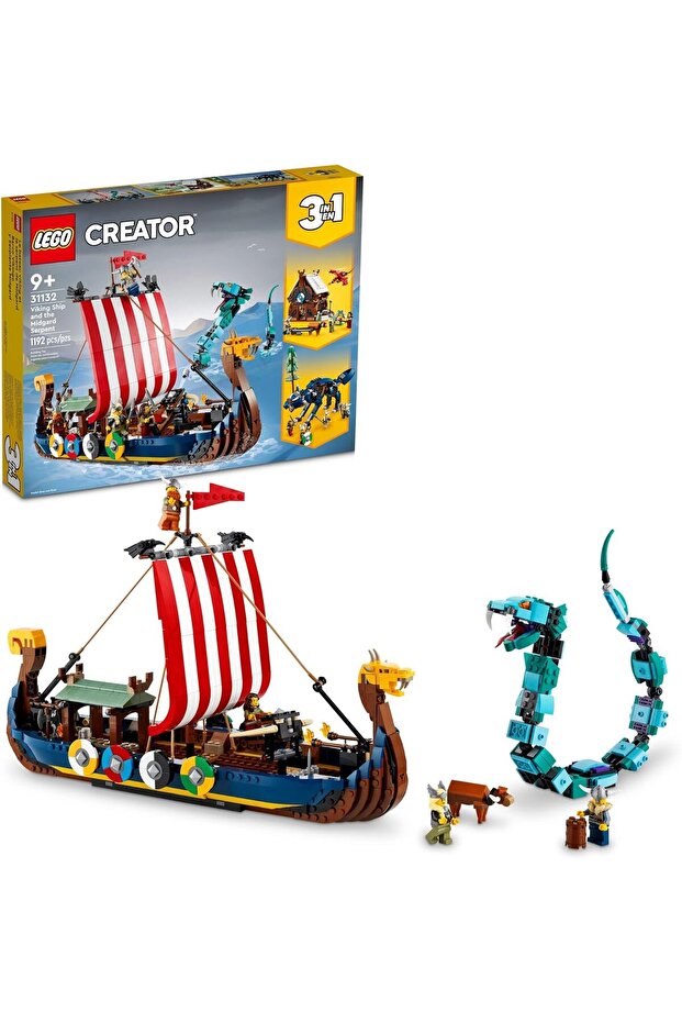 Creator 3-in-1 Viking Ship and The Midgard Serpent 31132