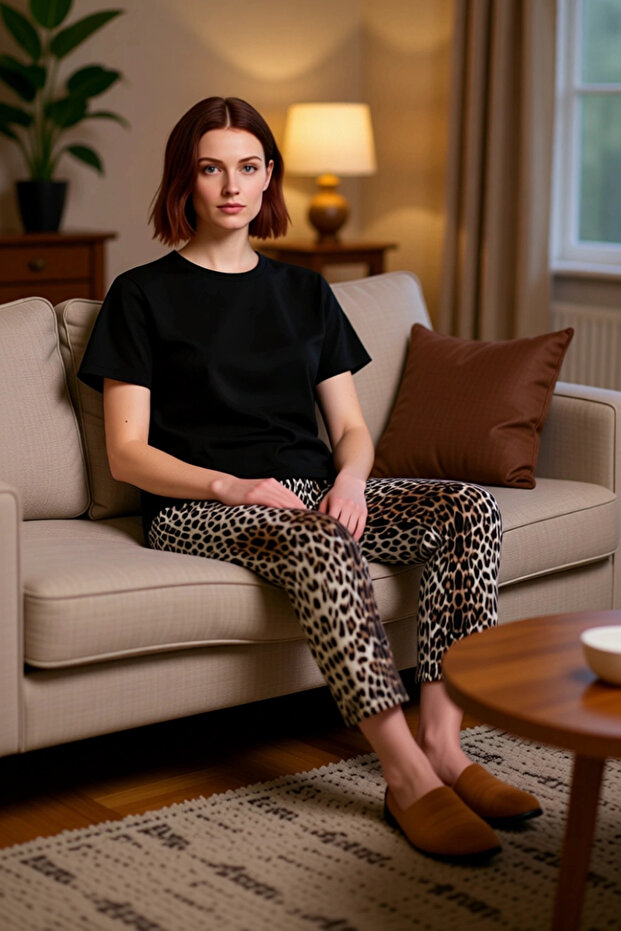 Women's Floral Capri Pajama Set Functional Durable Quality Comfortable Aesthetic Premium Stylish