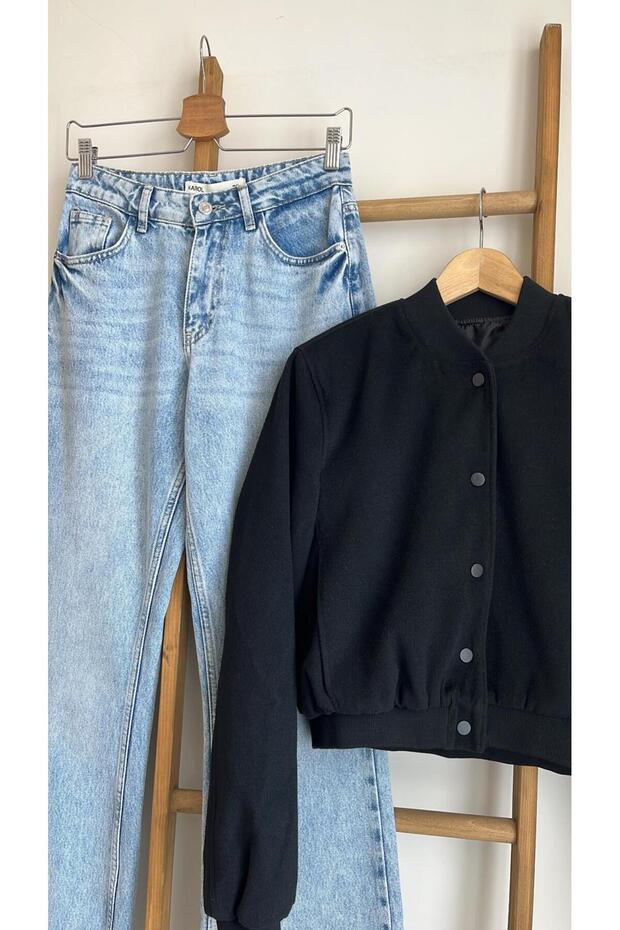 Bomber Kaşe Ceket - 3