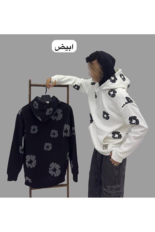 هودي اوفر سايز مبطن للجنسين